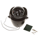 New Car Boat Truck Navigation Compass Black 12V LED