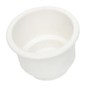 Boat Plastic White Recessed Cup Drink Holder for Marine Yacht Truck RV