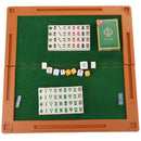 Mini 144 Mahjong Tiles Chinese Mahjong Mahjongg Travel Game Set for Whole Family Fun Compact Size