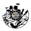 Fashion CD Vinyl Record Wall Clock Hot Musical Theme Living Room Home Decor