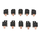 10Pcs Car Auto Motor DC 12V 80A 80 AMP SPST Relay 4 Pin 4P Heavy Duty