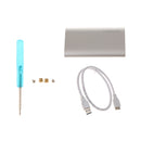 2.5'' USB 3.0 /NGFF M.2 2242 to Type-C SSD HDD Adapter Card Enclosure Silver