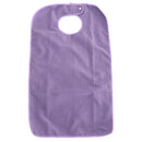 Reusable Waterproof Adjustable Elderly Adult Cloth Protector Mealtime Dinning Bib Aid Apron with Crumb Catcher