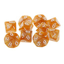 Pack of 10pcs Ten Sided Dice D10 Playing Dungeons & Dragons D&D TRPG Board Game Coffee