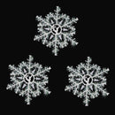 2016 Xmas Christmas Tree Hanging Ornaments Plastic Snow Snowflake Decor