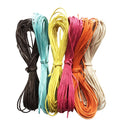 6 Pieces Cotton Wax Cords Thread for DIY Bracelet Jewelry Making 10Meter