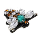3D Rhinestone Bee Beaded Patch Sew on Crytsal Gems Applique for Clothing Decoration Patch DIY Headbands Coats Bags