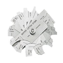 7piece Weld Fillet Gauge Set Welding Inspection Test Ulnar Metric & Inch
