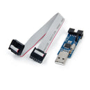 New 51 AVR ISP Programmer Adapter USBASP Downloader for ATMEL AVR ATMega ATTiny Board