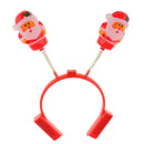 Lovely Santa Claus Headband Head Hoop Hair Hat w/ Light Children Girls Fancy Costume Party Favors