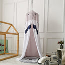 94.5Ã—23.6 Inch Cartoon Shark Bed Canopy Cotton Mosquito Net Reading Nook Kids Bedroom Decor