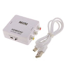 Composite 1080p HDMI to RCA Audio Video AV Adapter Converter for HDTV DVD