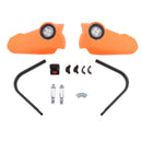 7/8'' Motorcycle Protector LED DRL Light Handguard Hand Guard Brush Bar