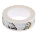 Journal Washi Tape Hand Adhesive Funny Fishes Images Printed Photo Album DIY Craft Gifts