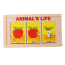 Kids Preschool Logical Training Wooden Toys Story Telling Cards Educational