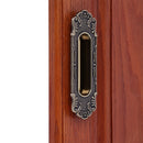Convenient Buckle Fixed Design Drawer Door Cabinet Bin Wardrobe Knob Kitchen Living Room Bedroom Decor Antique Bronze