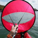 42" Portable Instant Popup Sit on Top Kayak Sail Canoe Wind Paddle Downwind