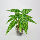 Taro Leaves Artificial Grass Leaf Greenery Foliage Plant Home Decor Green