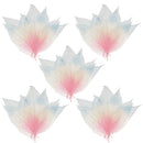 Decorative Skeleton Leaves Scrapbooking Embellishment Cardmaking Bookmark Supplies Pack Of 50PCS Pink+Beige+Blue