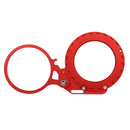 67mm to 62mm Lens Flip Adapter Mount for Underwater Camera Case Waterproof Housing Diving Cover Accessory Macro Close-up Photography Kit Red