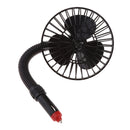 Mini Car Fan Cooling, Cigarette Lighter Charger 12V Powered, Truck Vehicle Cool Air Fan
