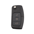 3 BTN Flip Folding Remote Key Fob Case Shell For Ford Focus Fiesta C Max K