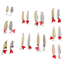 Fishing Spoon Lures Lot 21 Spinner Bait Pike Salmon Bass Sea Trout Crankbait