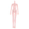 1/4 BJD Female Doll Big Bust Body DIY Body Parts High Quality Plastic Toy