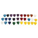 30pcs Plastic Guitar Picks Plectrums 0.71mm for Acoustic and Electric Guitar