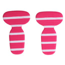 Durable Pair Of T-shape Heel Cushion High Heel Shoes Insole Pads Pink
