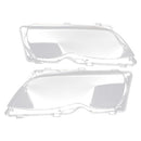 2 Pieces Front Right Left Headlight Lens Cover for BMW E46 320i 325i 325xi 2001-2006