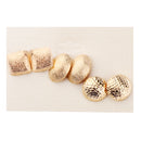 3 Pairs Women Gold Geometric Dangle Drop Ear Stud Earrings Party Jewelry