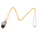 Luxury Jewelry Flowers + Leaf USB Flash Drive Thumb Pen Drive and Necklace Pendent For Data Storage 32GB