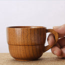 Natural Wooden Mug Beer Coffee Cup Handmade Wedding Favor Fashion Gift 7cm