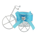 Fashionable Tricycle Design Candy Chocolate Storage Holder Metal Box Wedding Birthday Xmas Party Favor Supplies Kids Gift Blue