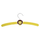 Kids Baby Clothes Garments Trousers Shirt Skirt Safe Holder Hanging Accessory Wooden Hanger Yellow