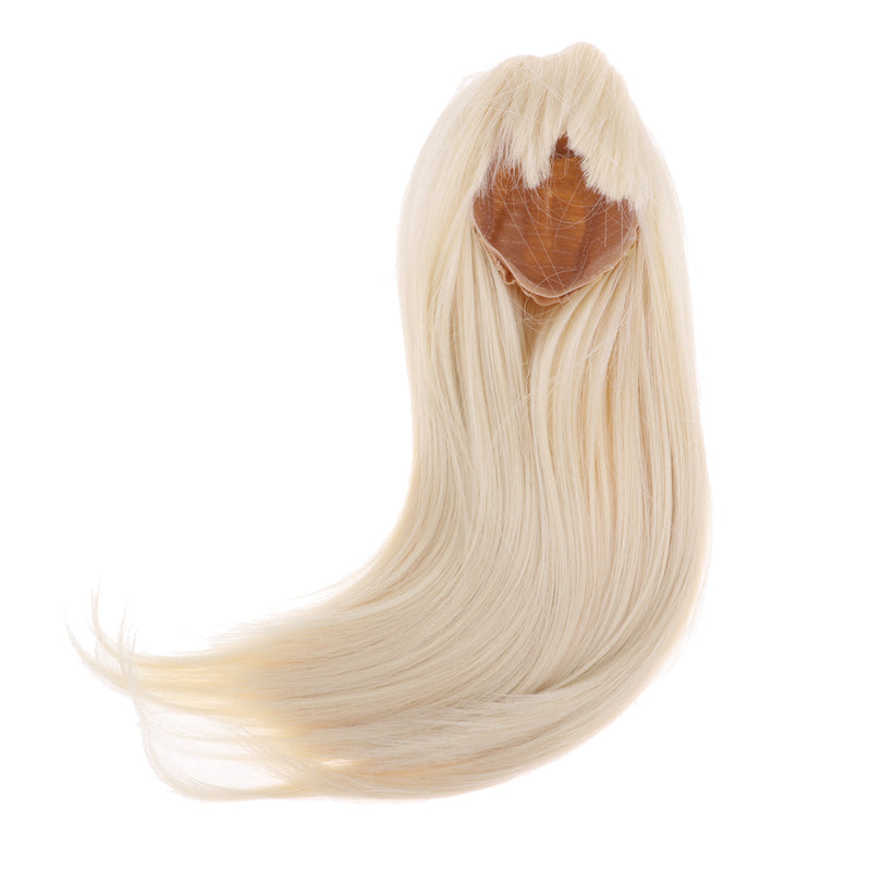 1/3 Ball Joint Doll 9-10inch BJD Full Wig Gold Hair for DOD LUTS DZ Volks Doll Hairpiece Supplies Accessory