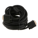10m/32ft VGA 15Pin Male to Male Video Coaxial Monitor Cable Gold Plated for Projector