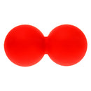 Double Lacrosse Massage Ball Mobility Myofascial Trigger Point Full Body Pain Relief Red