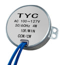 Imported Synchronous Motor 110-127V AC 4W Geared Motor 4W CW/CCW Reduction Motor