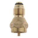 1 Pack Propane Refill Adapter Gas Cylinder Tank Coupler Heater 1lb, Brass