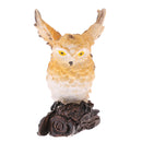 Miniature Cute Owl Sculpture Handicraft for Fairy Garden Yard Backyard Lawn Adornment Collectables