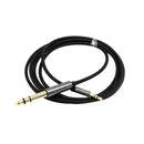 3.5mm 1/8" Male To 6.35mm 1/4" Male TRS Stereo Audio Cable