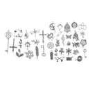 Wholesale Bulk Lots Tibetan Silver Plated Mixed Pendants Charms for Jewelry Making and Crafting fit Necklace Bracelet Keyrings