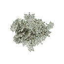 50pcs Lotus Flowers OM OHM YOGA Symbol Charms Pendant Jewelry Findings Craft