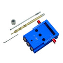 Portable Pocket Hole Jig Drill Guide Woodworking Joinery Set Kit DIY Tool