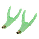 2Pcs Fishing Rod Holder Luminous Green Rod Pod Rest Gripper Stand 8mm Thread