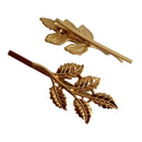 2pcs Boho Golden Leaves Branch Hair Pins Wedding Bridal Hair Clips Barrettes Ladies Hair Decoration