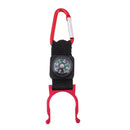 2pcs Compass Carabiner Clip Water Bottle Hook Clip Holder Buckle for Climbing