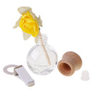 Car Perfume Bottle Diffuser Fragrance Air Freshener Vent Clip Car Decoration Yellow